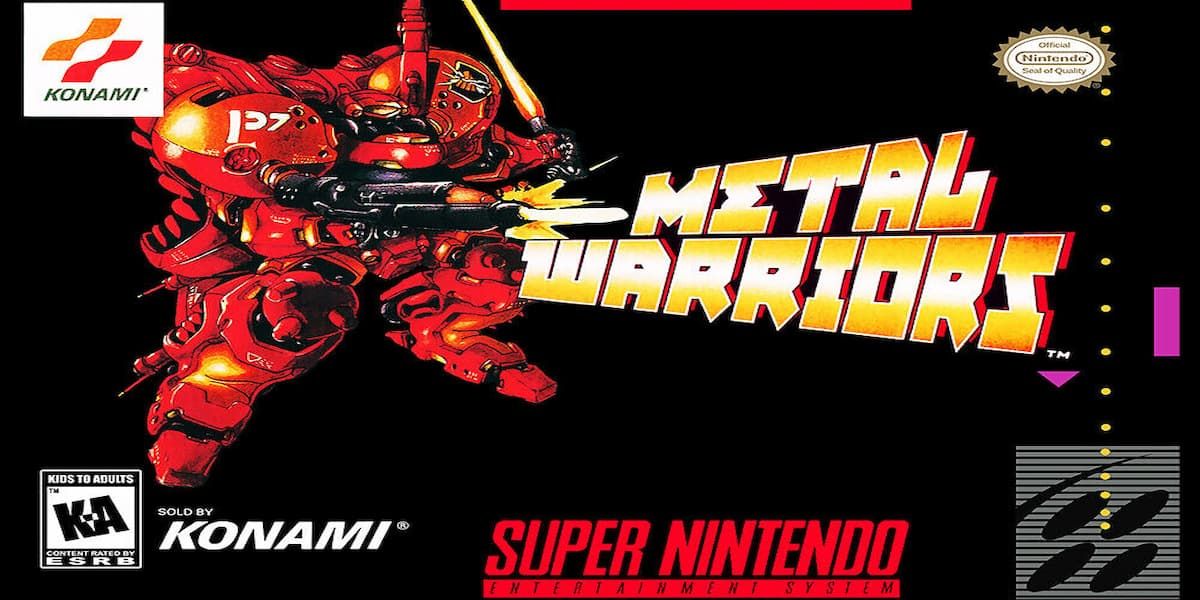 Metal Warriors SNES Cover