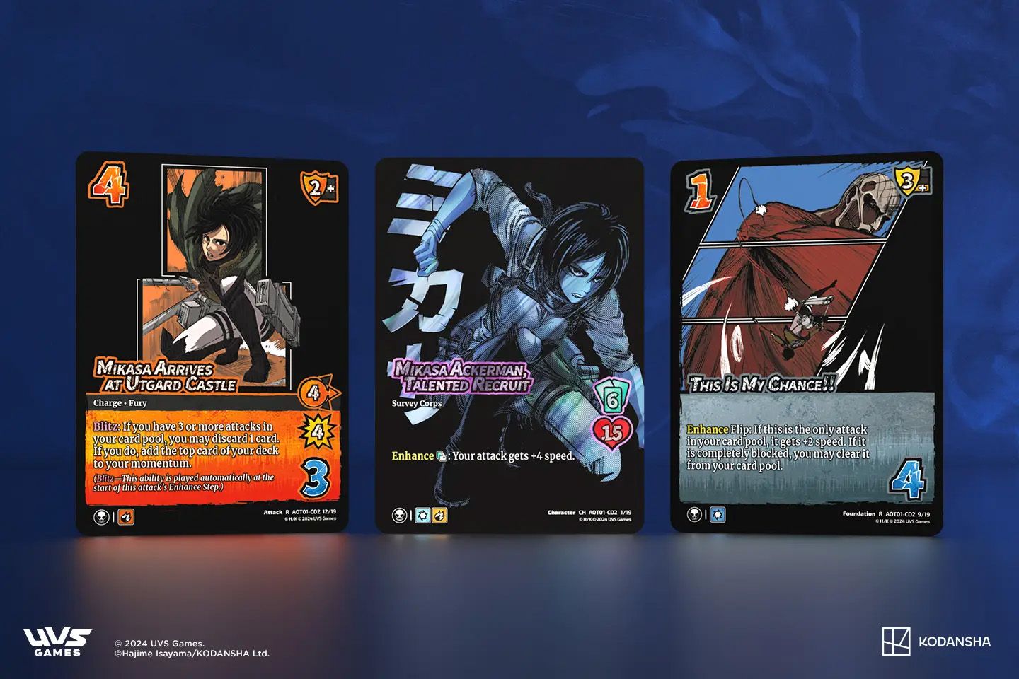 Attack On Titan Joins the UniVersus CCG and It's Glorious