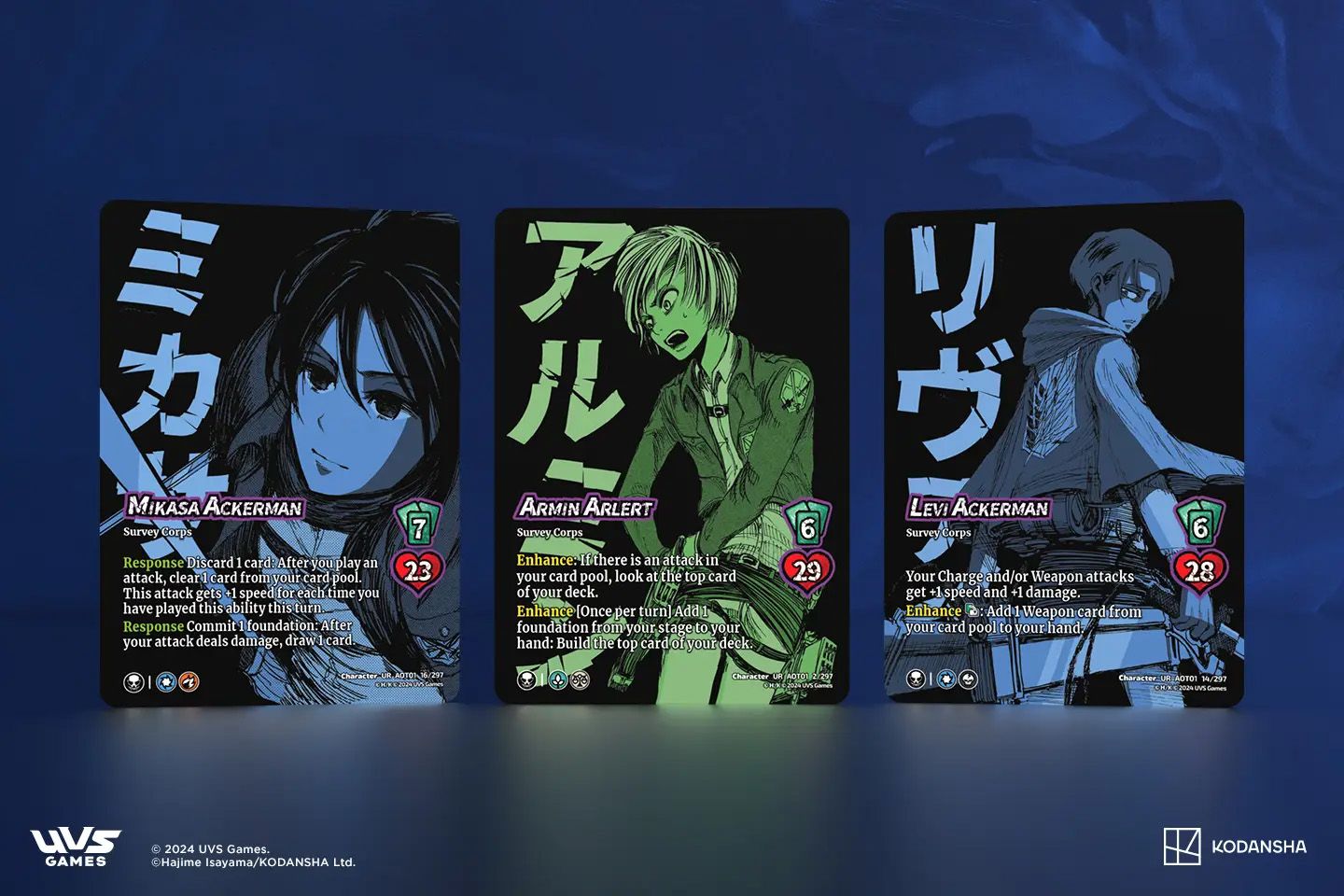 Attack On Titan Joins the UniVersus CCG and It's Glorious