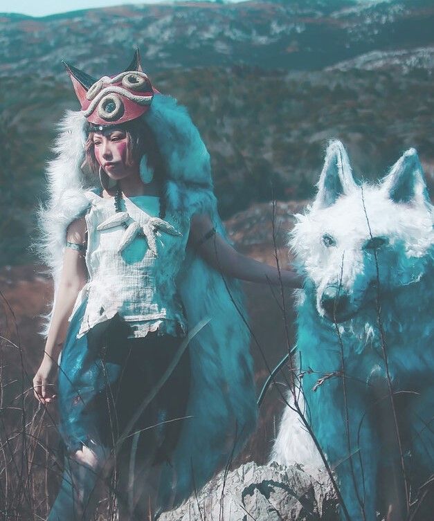 Studio Ghibli's Princess Mononoke Gets Real-Life San & Moro for Mountain Day