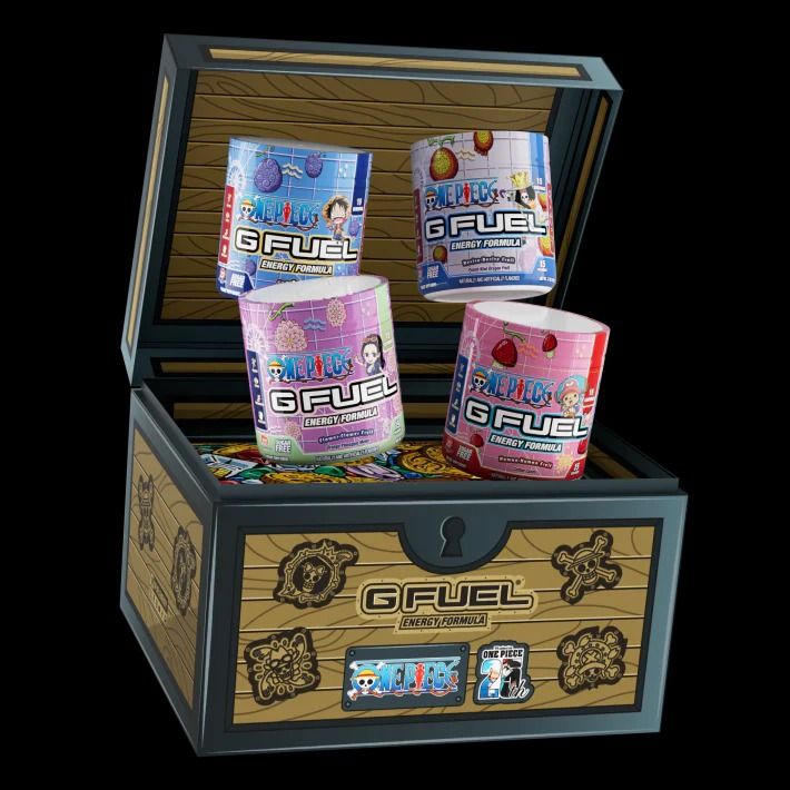 America Gets One Piece Devil Fruit Energy Drinks in Upcoming G Fuel Release