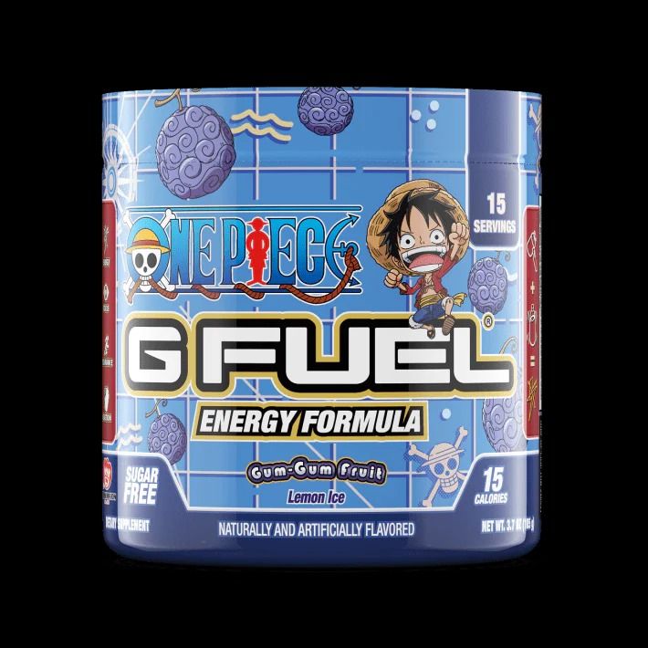 America Gets One Piece Devil Fruit Energy Drinks in Upcoming G Fuel Release