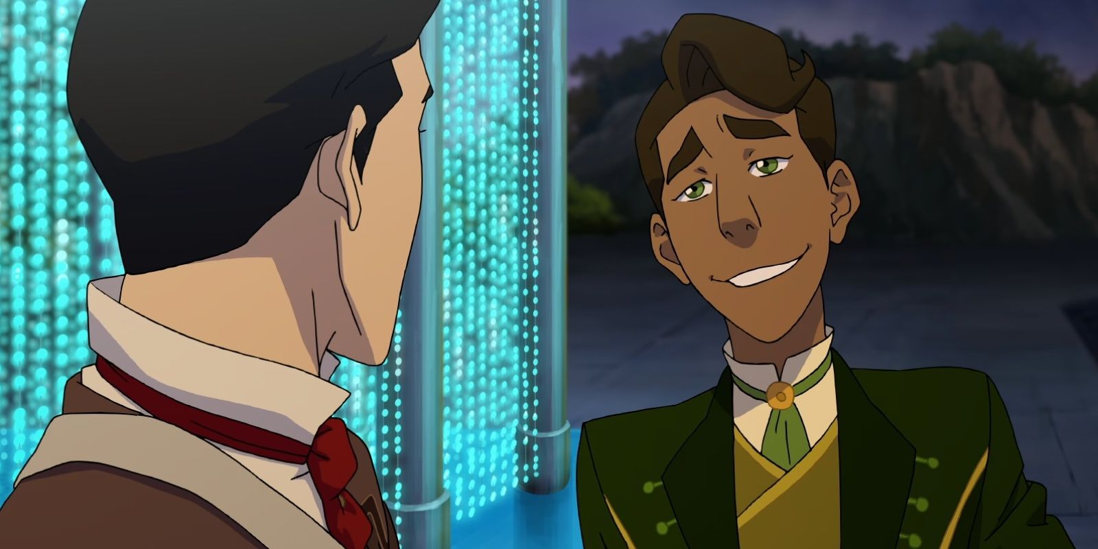 Prince wu talks happily to Mako.