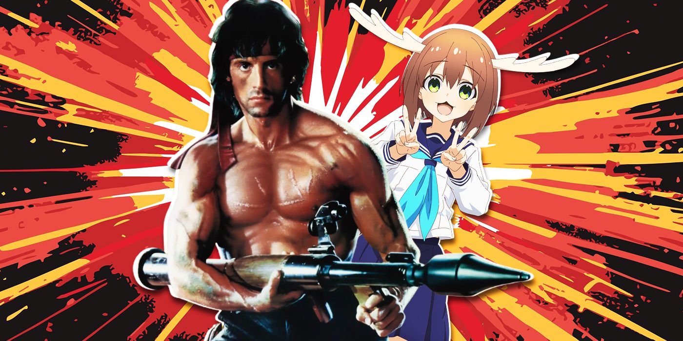 Sylvester Stallone's Most Famous Rambo Movie Poster Gets Official Anime Makeover