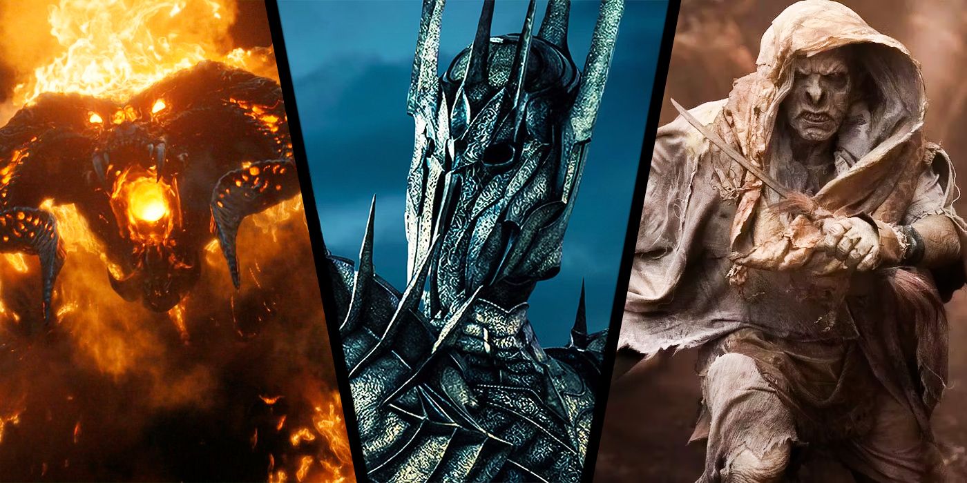 Lord of the rings Sauron, Orcs, and Balrogs