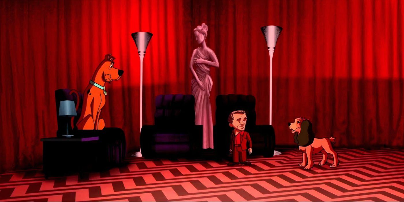 Scooby-Doo! Mystery Incorporated Scooby in the Red Room of Twin Peaks