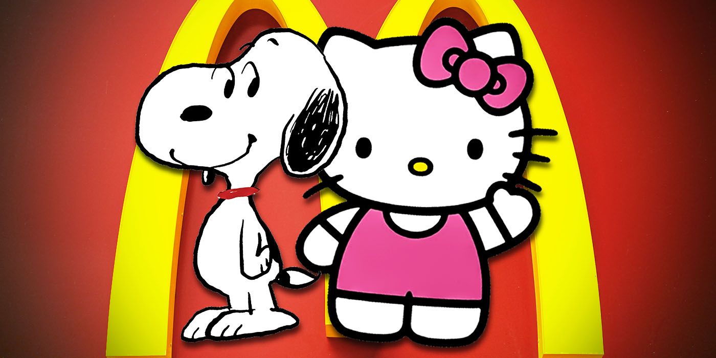 Snoopy, Hello Kitty, and Mcdonalds's