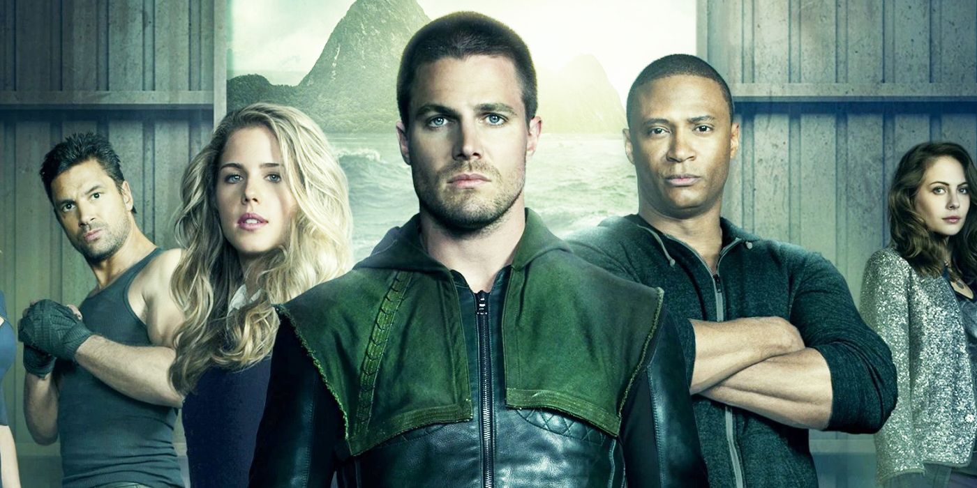 'F Esos chicos': Stephen Amell comparte una reacción honesta al Green Arrow Jab de la temporada 1 de Peacemaker