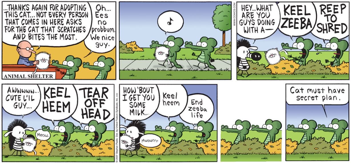 Pearls Before Swine: 10 Funniest Croc Comic Strips, Ranked