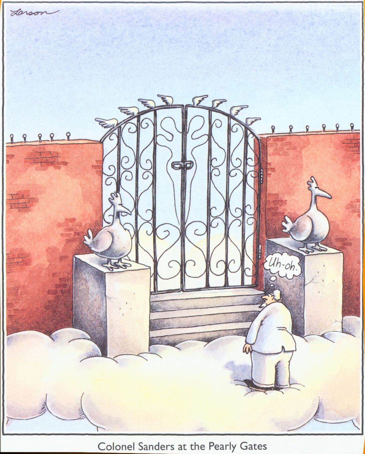 10 Funniest The Far Side Comics Set in the Afterlife