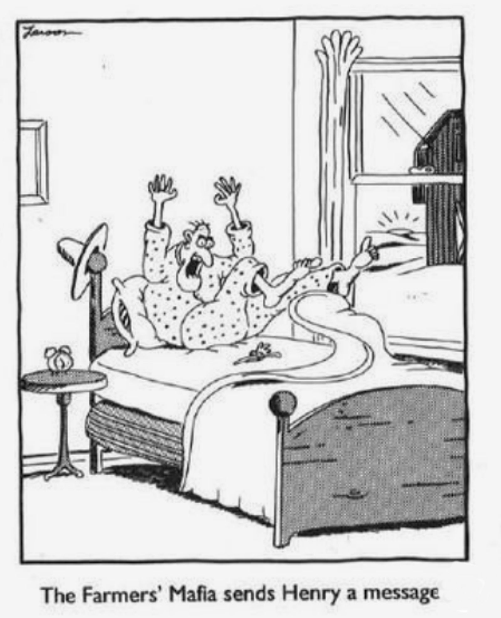 10 Funniest Far Side Comics About the Mafia