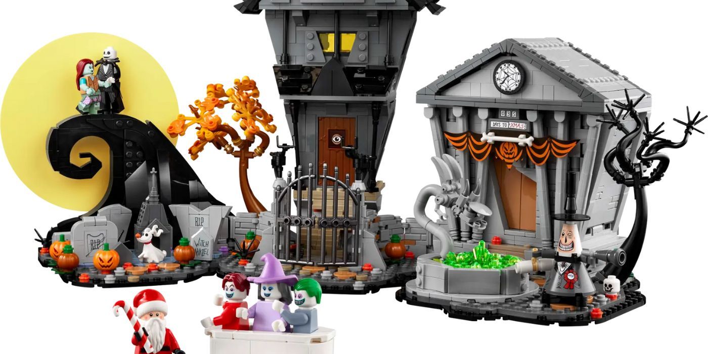 LEGO Unveils Spooky Set for Tim Burton's The Nightmare Before Christmas Ahead of Beetlejuice Sequel Premiere