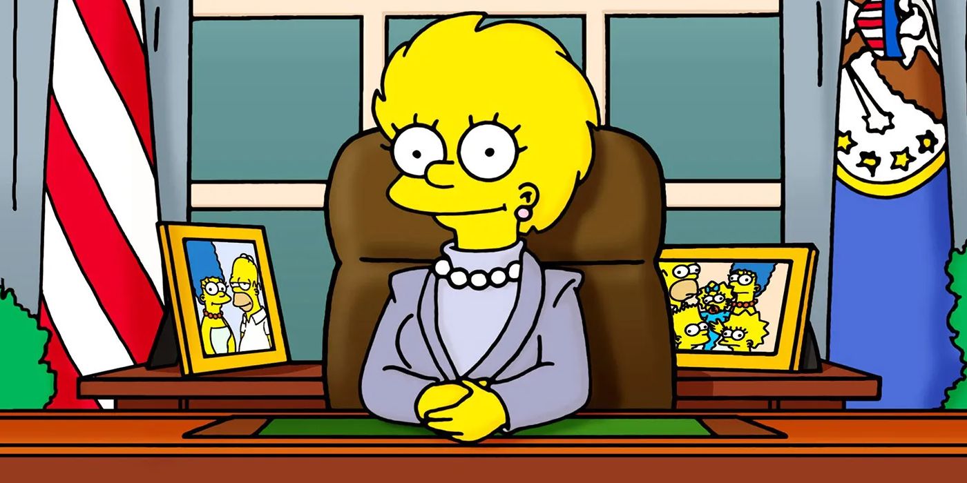 The Simpsons Lisa is the president