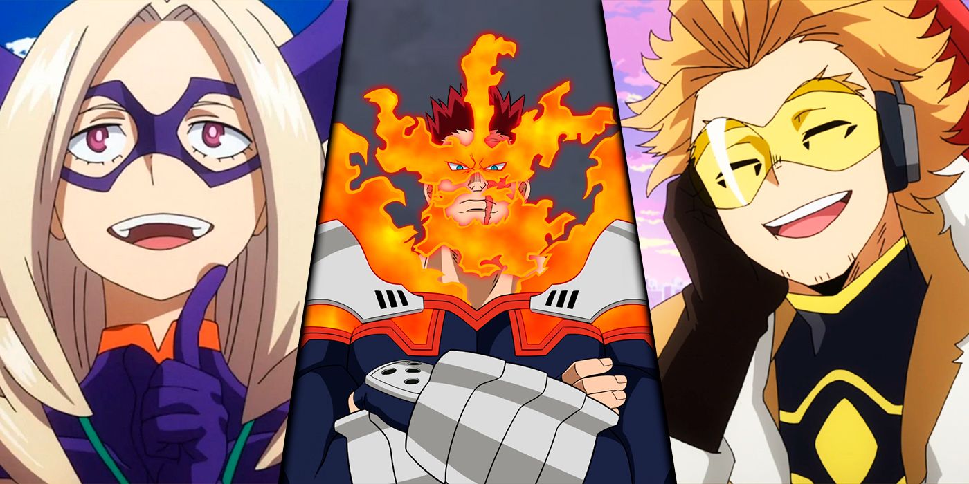 Endeavour, Hawks and Mt. Lady from My Hero Academia