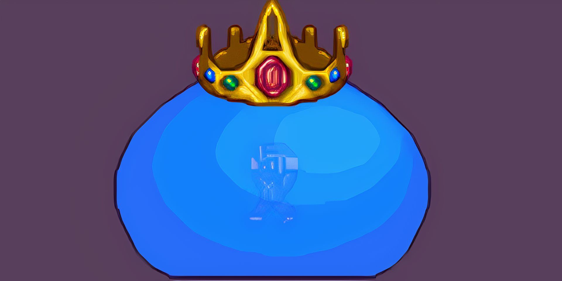 O chefe King Slime de Terraria.