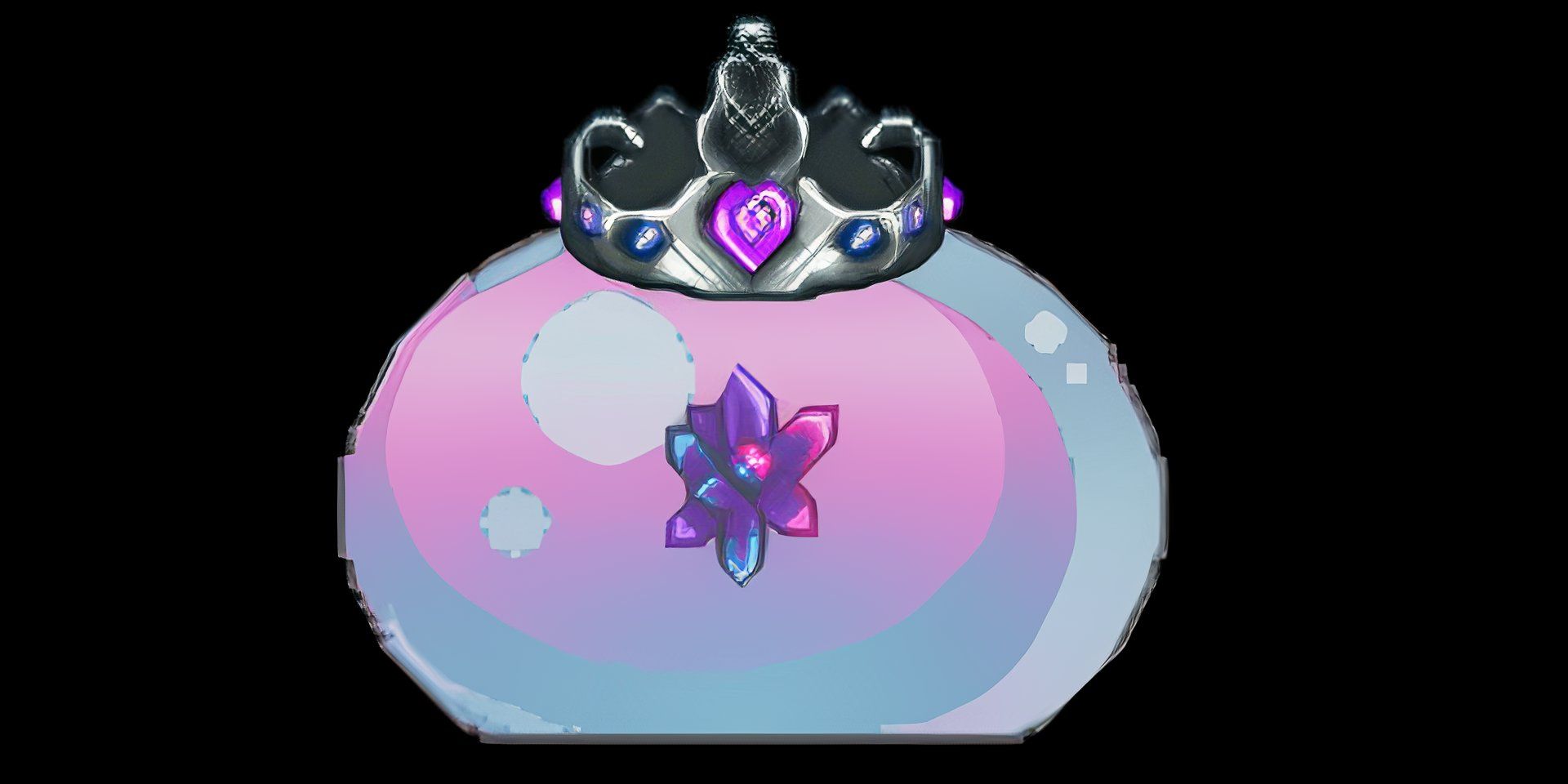 o chefe Queen Slime de Terraria.