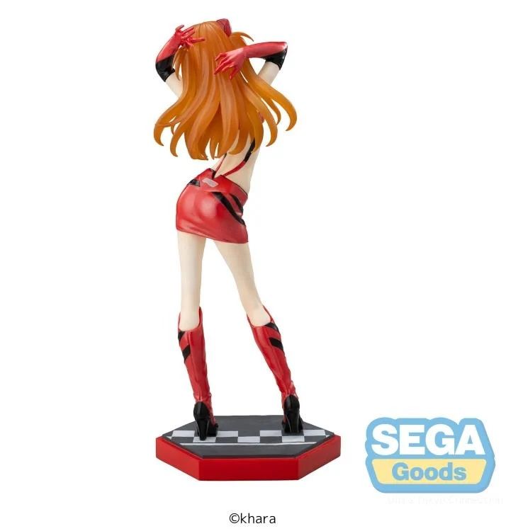 Evangelion's Asuka Becomes 'Pit Walk' Model in New Sega Release