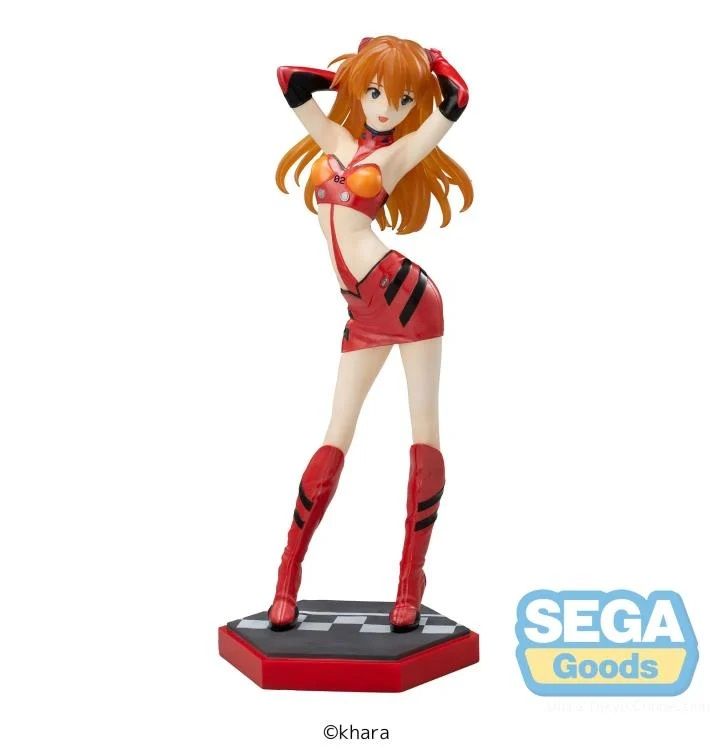 Evangelion's Asuka Becomes 'Pit Walk' Model in New Sega Release