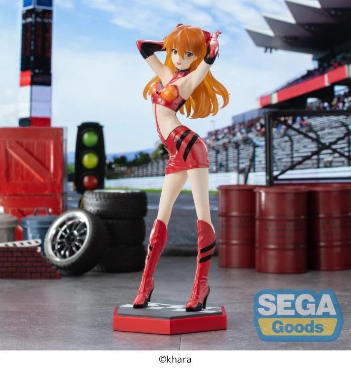 Evangelion's Asuka Becomes 'Pit Walk' Model in New Sega Release