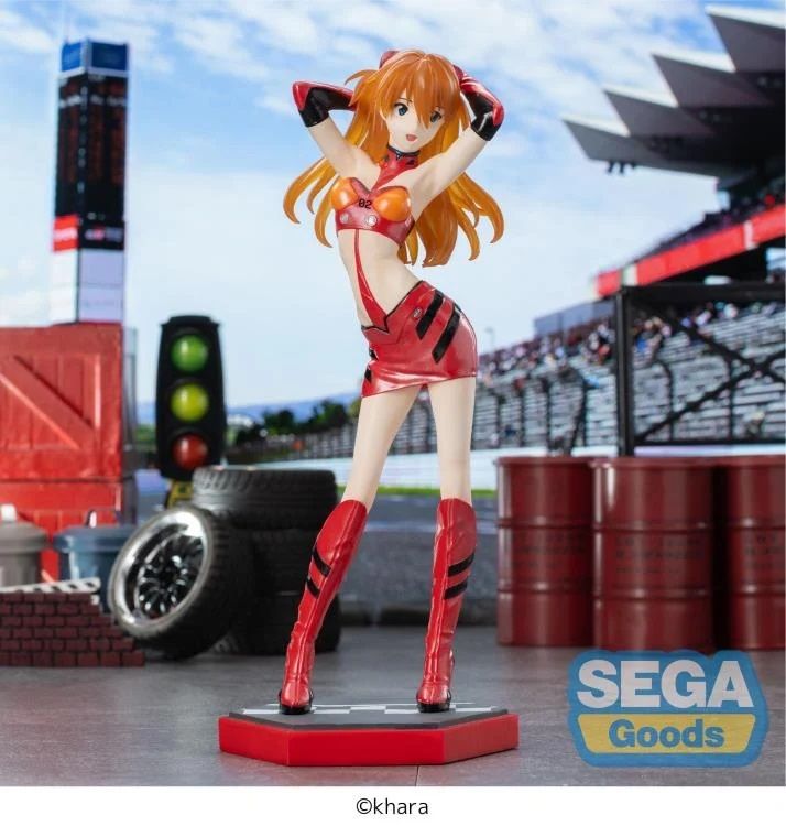 Evangelion's Asuka Becomes 'Pit Walk' Model in New Sega Release