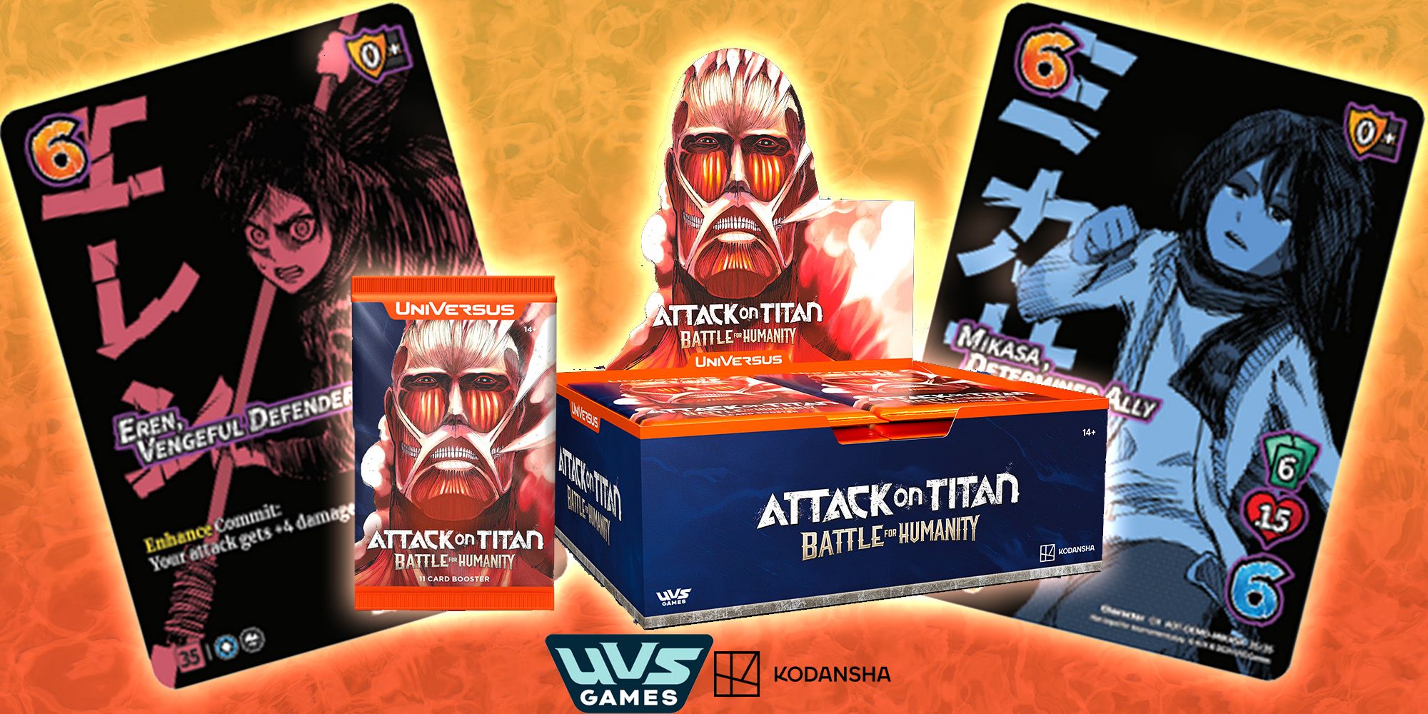 Attack On Titan Joins the UniVersus CCG and It's Glorious