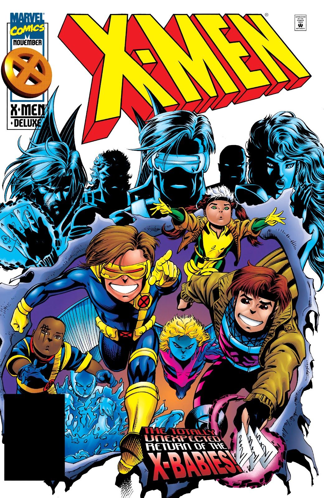 The X-Men Love to Break Through a Hole in the Cover