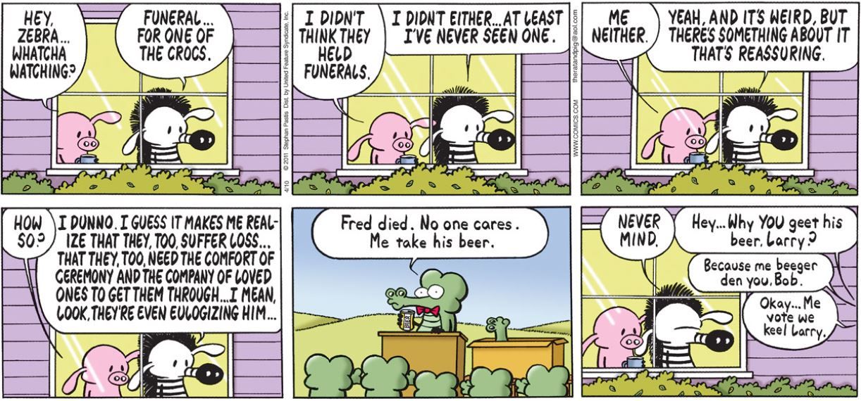 Pearls Before Swine: 10 Funniest Croc Comic Strips, Ranked