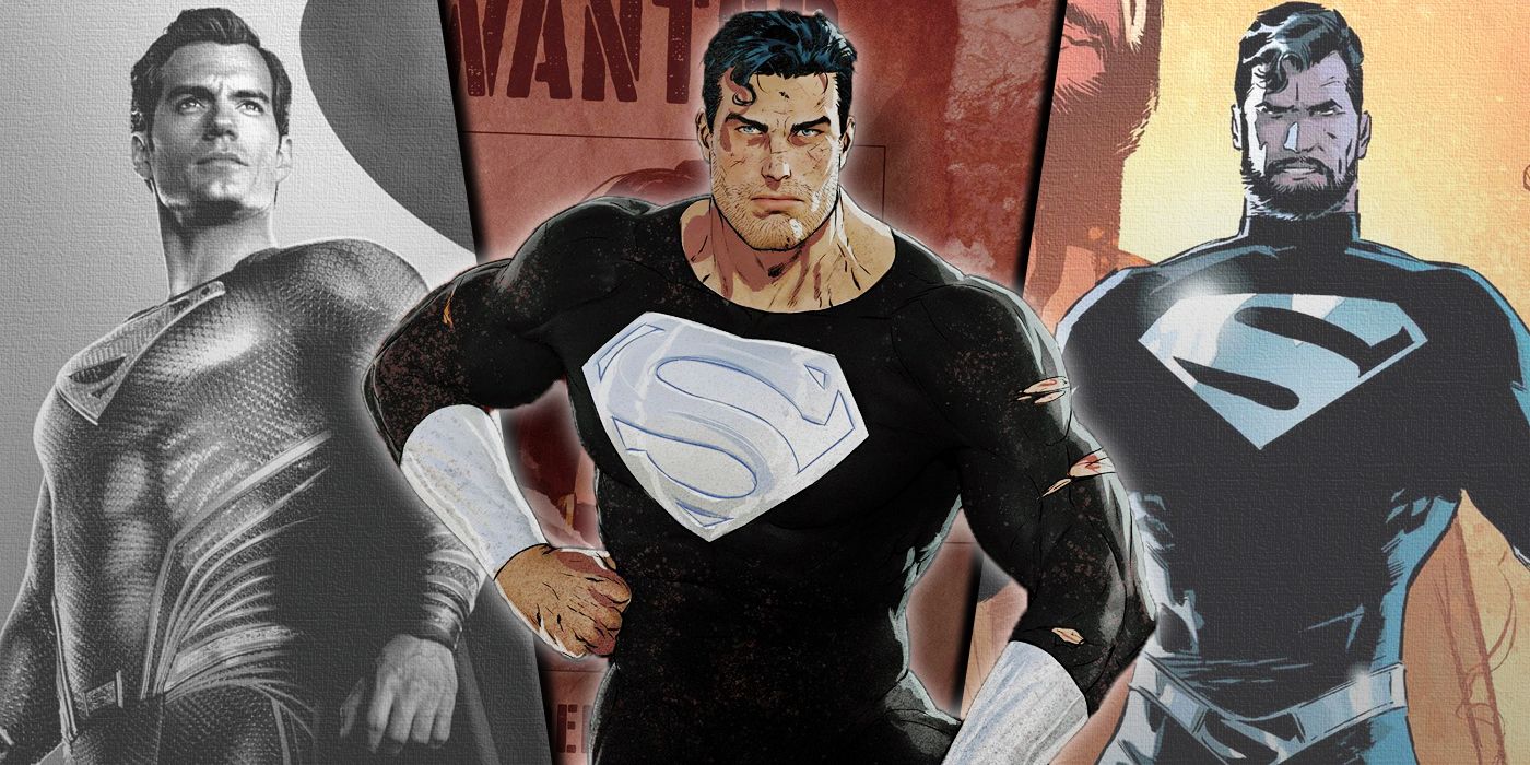 Las 10 mejores apariciones de Superman en traje negro, clasificadas