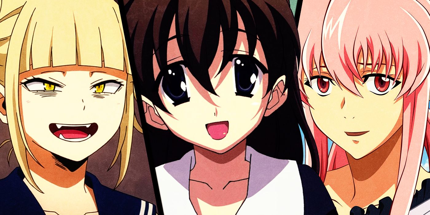 Best Female Yandere Characters in Anime Ranked