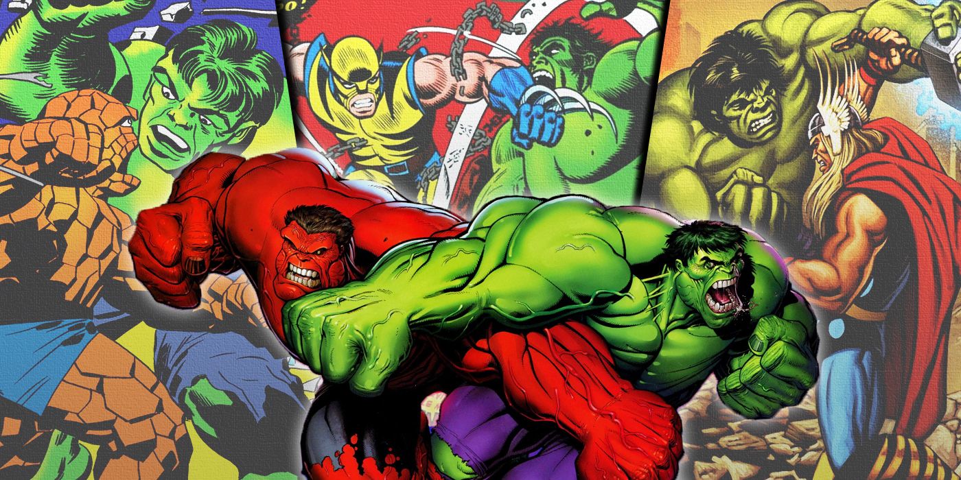 Marvel: 10 Coolest Hulk Comics Fights of All Time