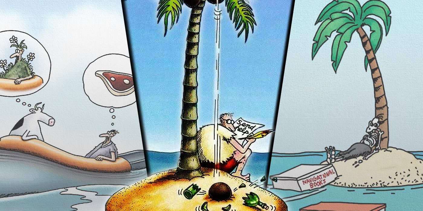 10 Funniest The Far Side Comics On an Island, Ranked