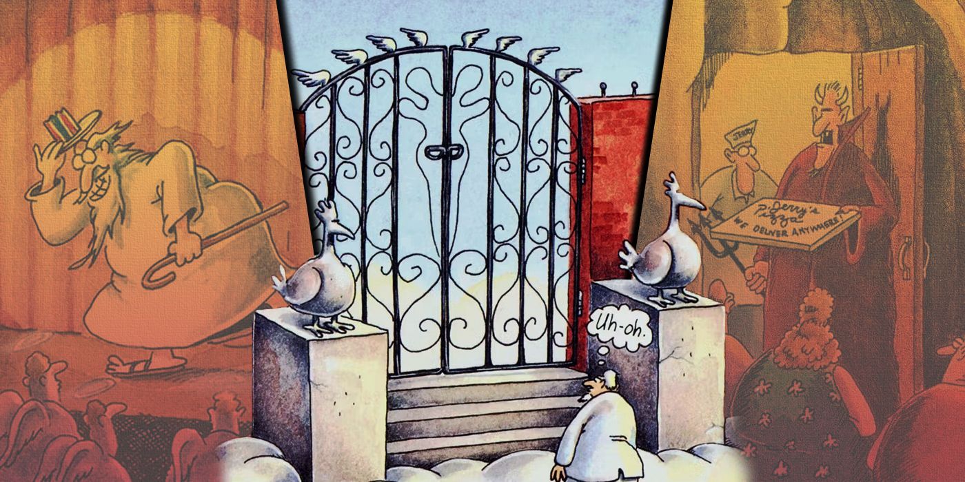 10 Funniest The Far Side Comics Set in the Afterlife