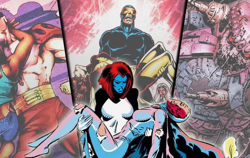 16 Years Ago, This X-Men Character Absorbed His Own Baby Image of various X-Men characters