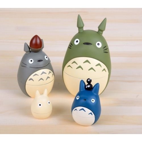 Studio Ghibli relanza su set oficial de muñecas Matryoshka Mi vecino Totoro