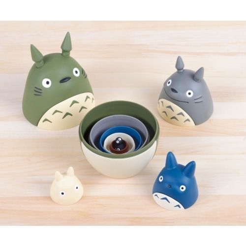 Studio Ghibli relanza su set oficial de muñecas Matryoshka Mi vecino Totoro