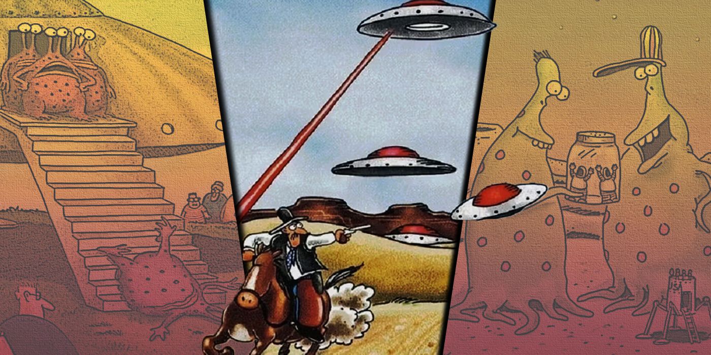 The Far Side Comic Strips Featuring Aliens, Ranked