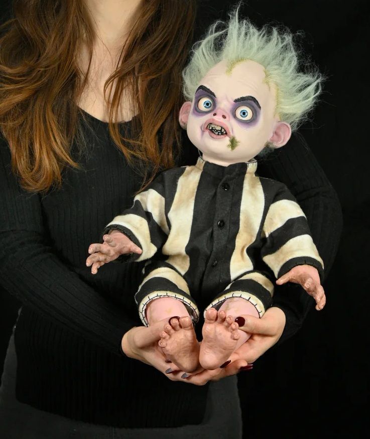 NECA Unveils Life-Size Baby Beetlejuice Replica