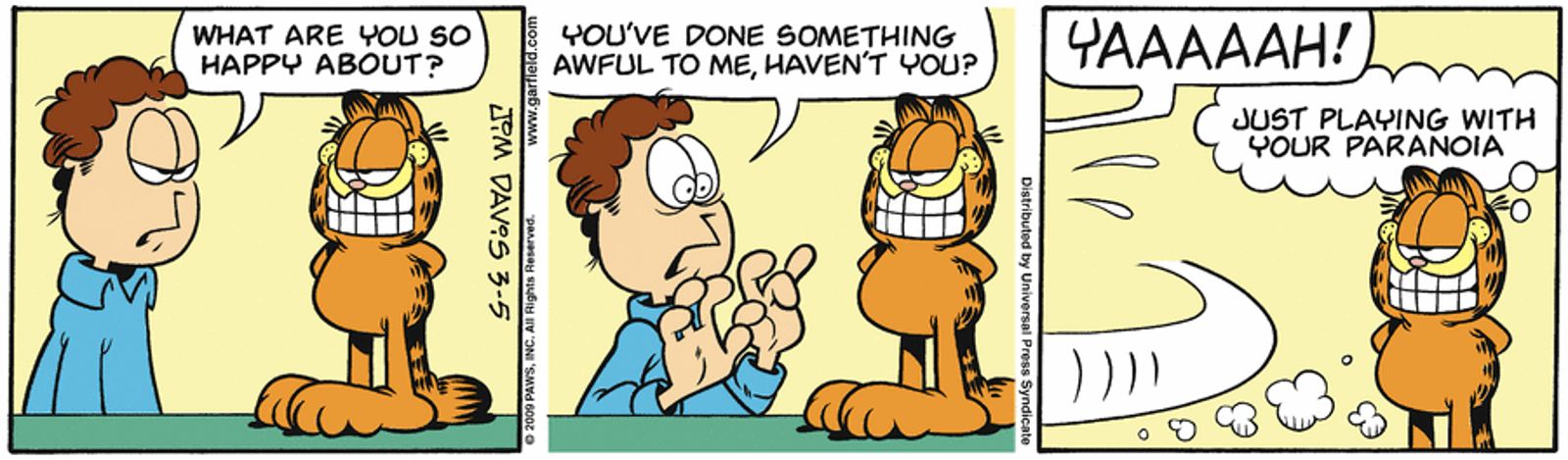 Las 10 tiras cómicas de Garfield más espeluznantes, clasificadas