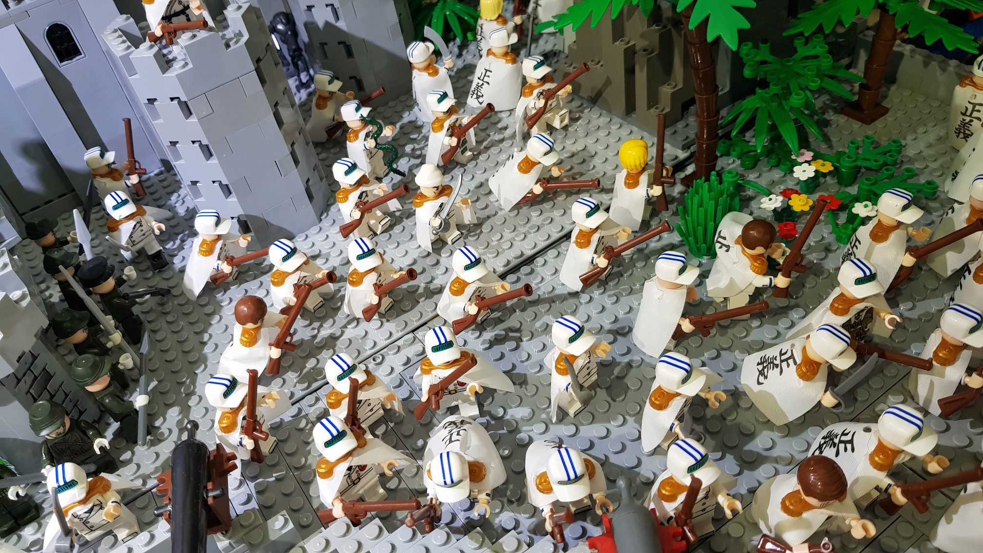 One Piece Fan's 6-Month Lego Build of Marineford Battle Goes Viral After New Store Sighting