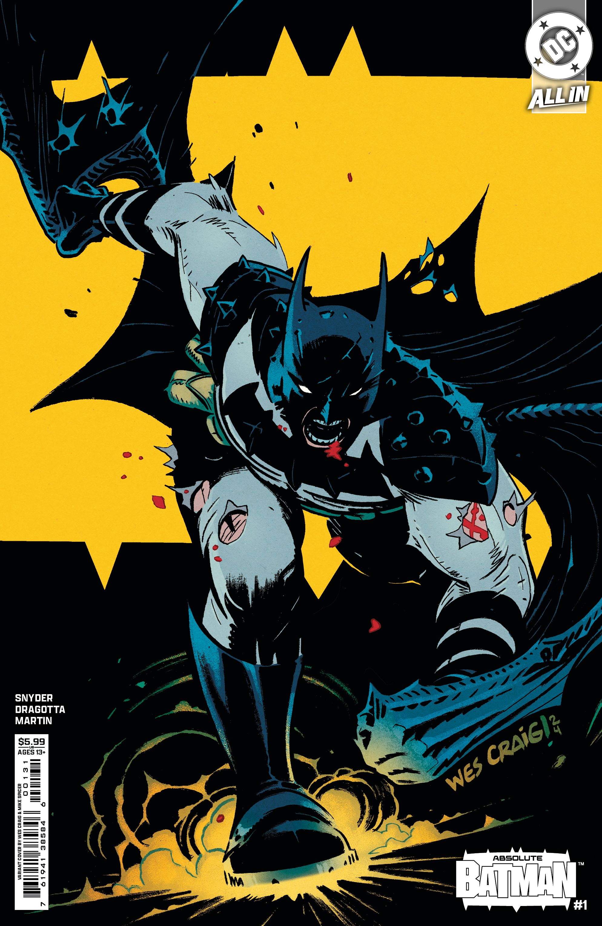 Revisión absoluta de Batman # 1: Scott Snyder y Nick Dragotta dan rienda suelta a su caballero oscuro más crudo hasta el momento