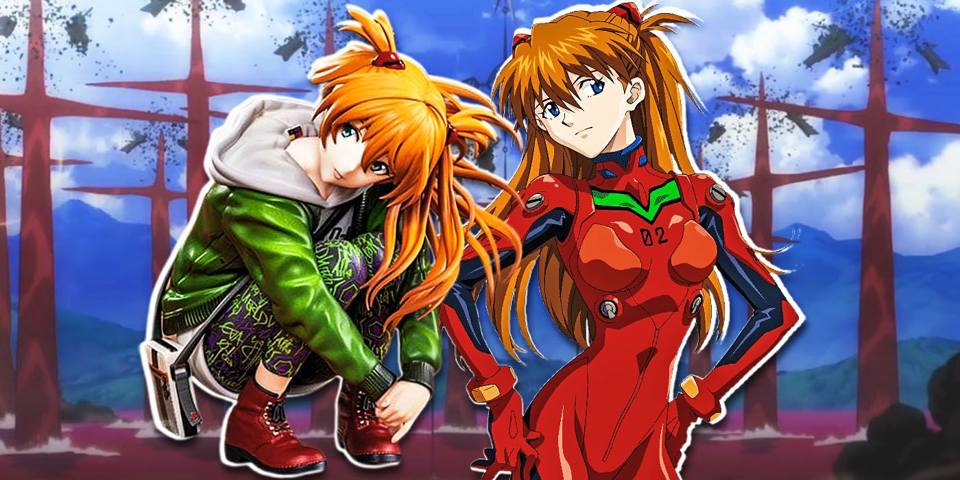 Asuka de Evangelion llega a Norteamérica con el lanzamiento de una nueva figura Cyberpunk-Casual