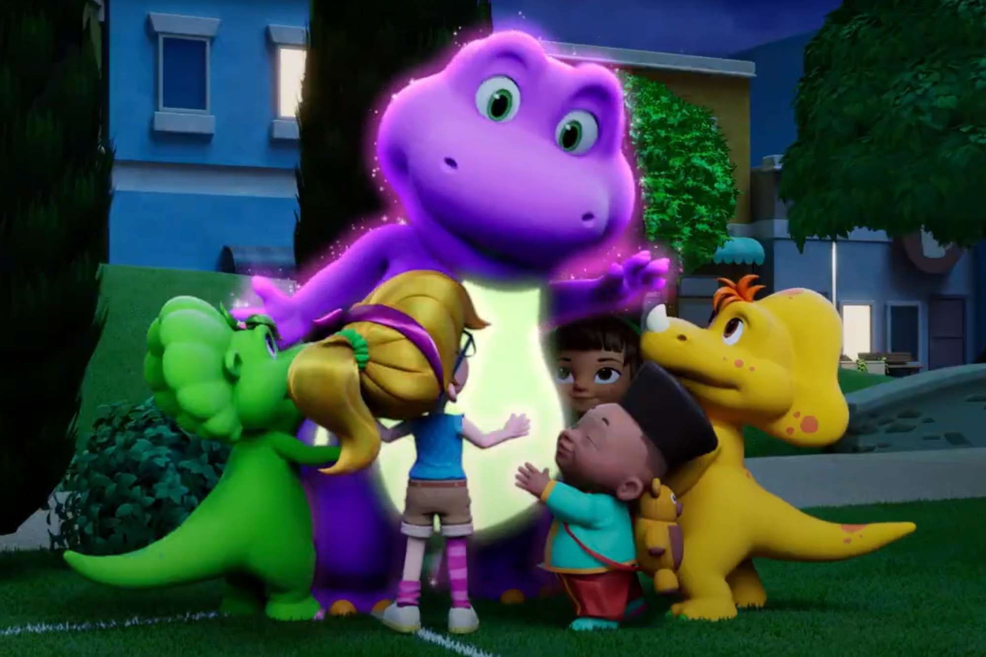 El actor de trap dará voz a Barney en 'Modern Revival' en Max, se lanza el tráiler