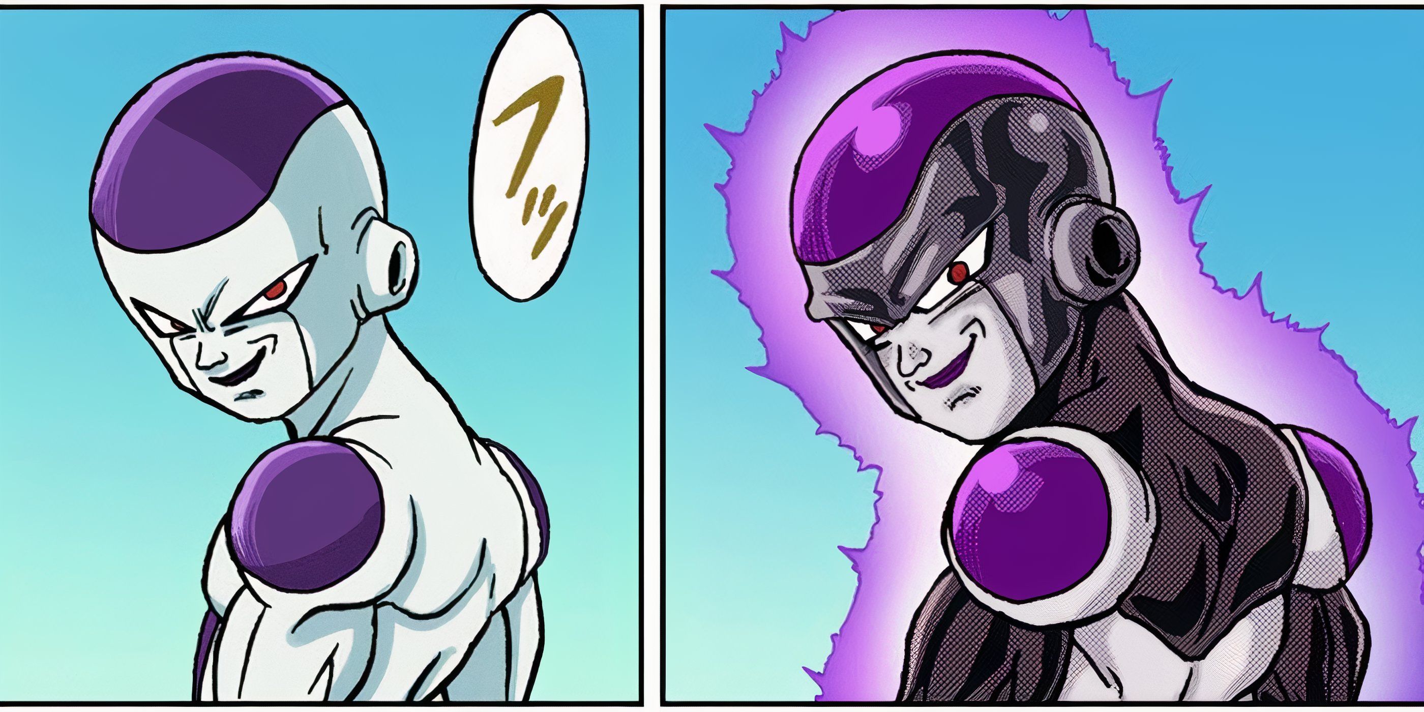 Black Frieza looks smug in Dragon Ball Super manga.