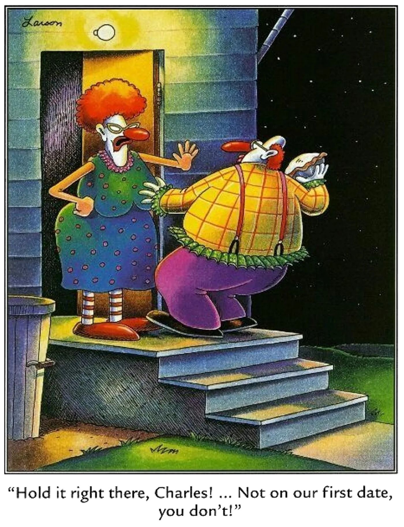 10 Funniest The Far Side Comics Featuring Clowns, Ranked