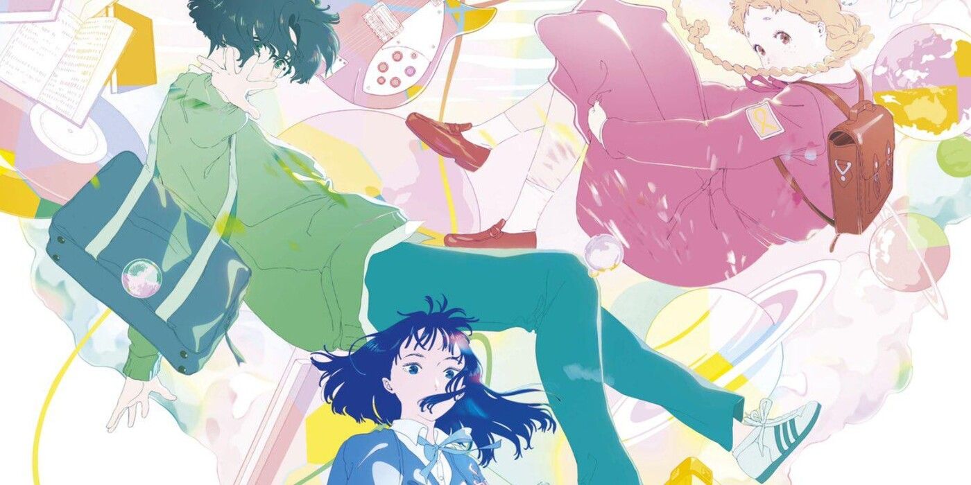 Totsuko, Kimi and Rui from Naoko Yamada's The Colors Within anime film