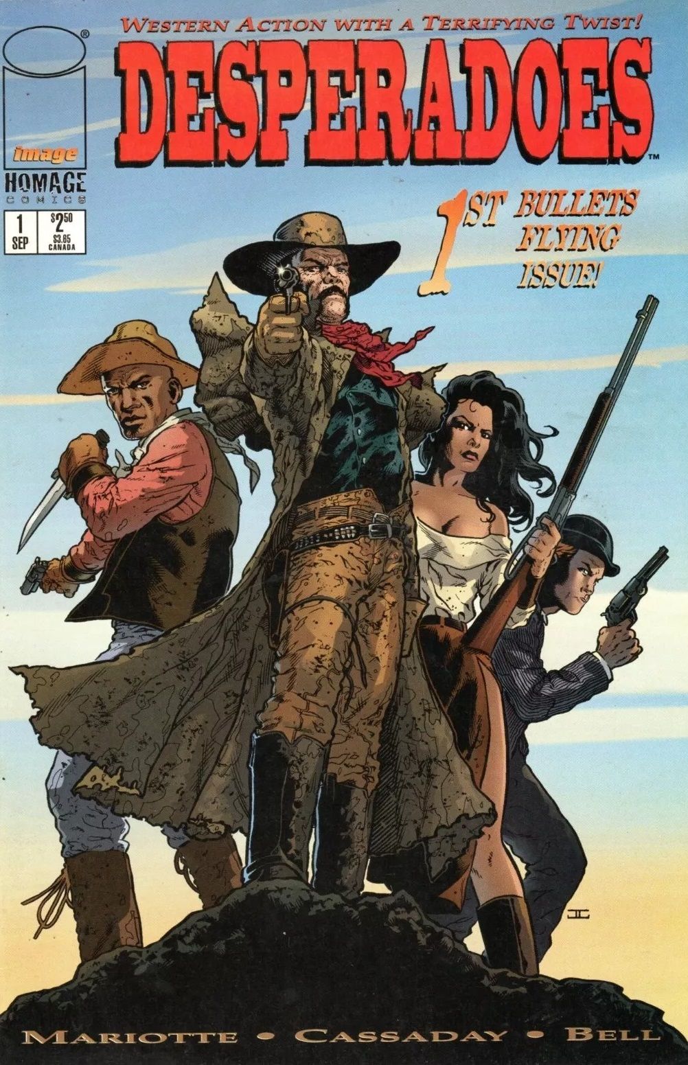 The cover of Desperadoes #1