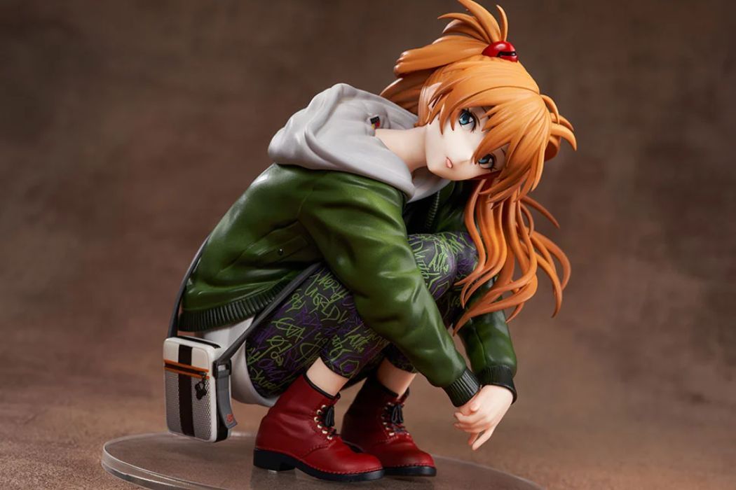 Evangelion's Asuka Comes to North America With New Cyberpunk-Casual Figure Release