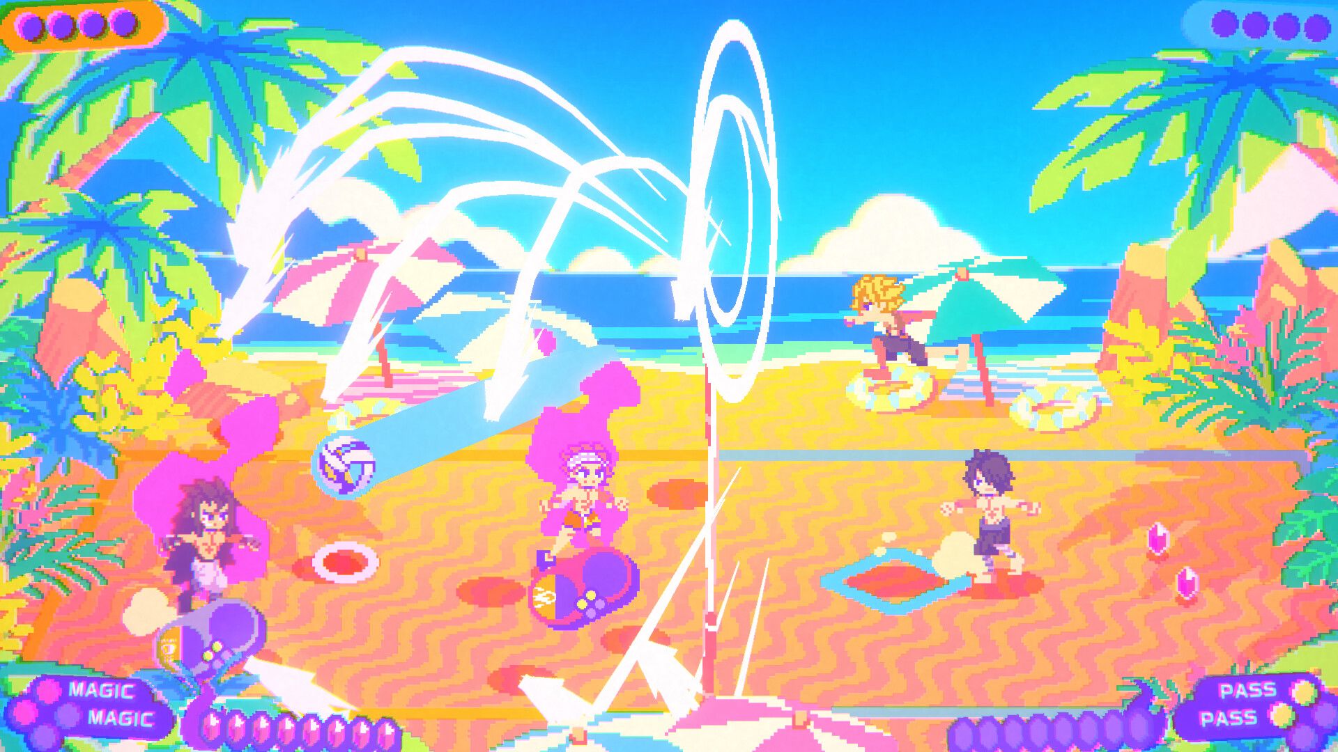 Natsu y Lucy van a la playa en Fairy Tail: Beach Volleyball Havoc