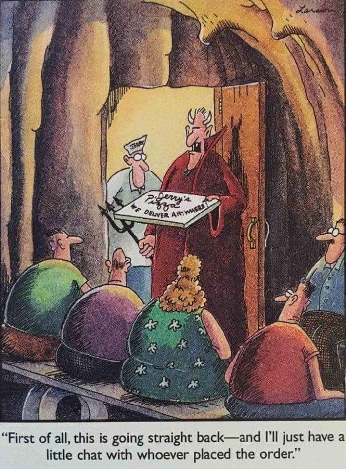 10 Funniest The Far Side Comics Set in the Afterlife