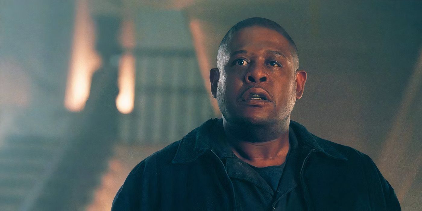 Forest Whitaker as Burnham in David Fincher's Panic Room.